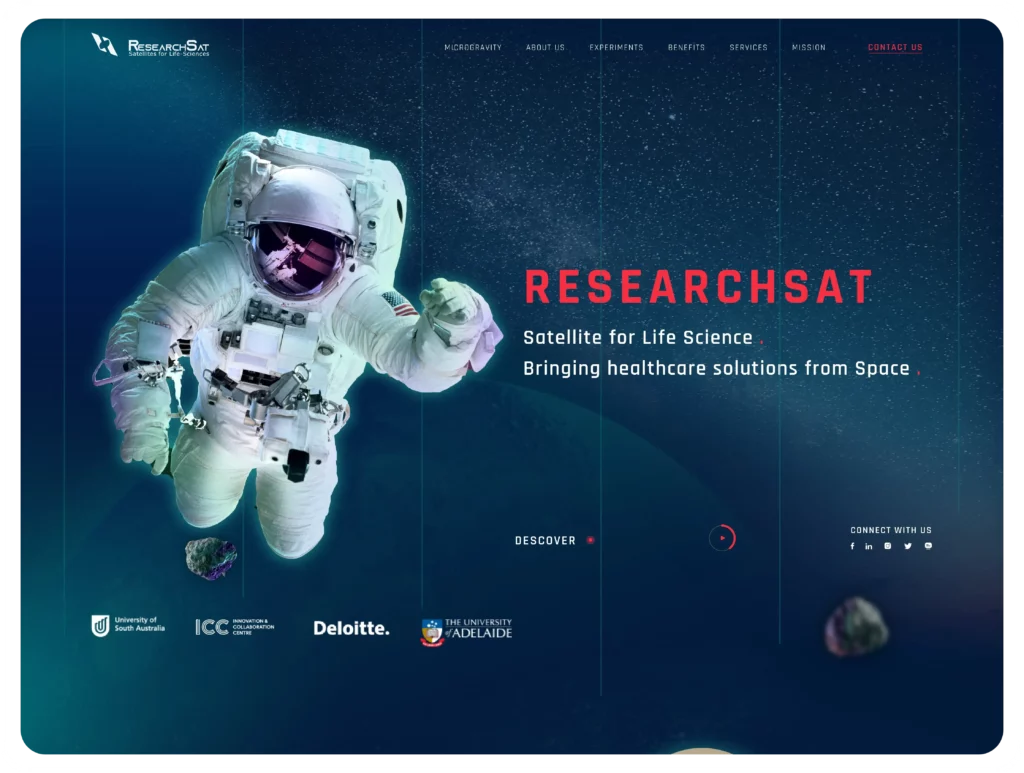 Research Sat is Payload Solutions for Life-Changing Discoveries.